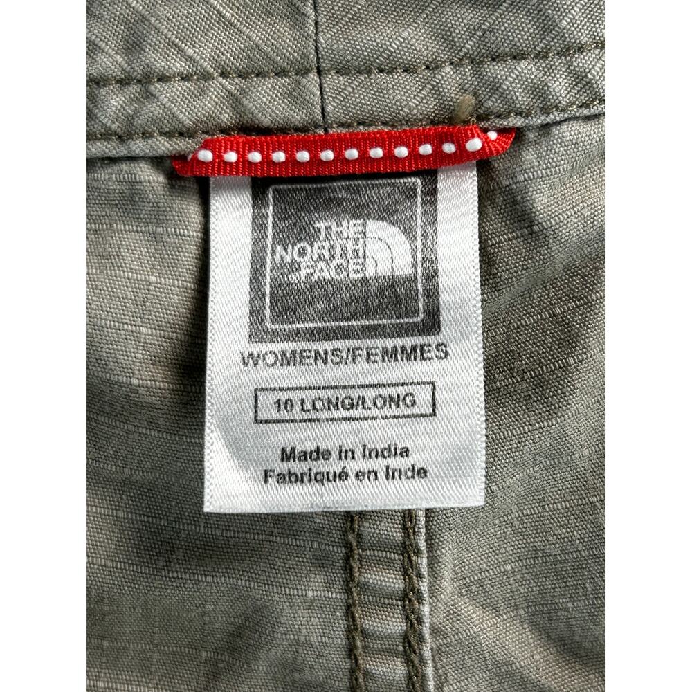 The North Face Women's Ripstop Cargo Hiking Shorts Gray Size 10 Long - Picture 3 of 10